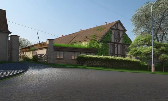 Panský dvůr, Vinoř – jaro