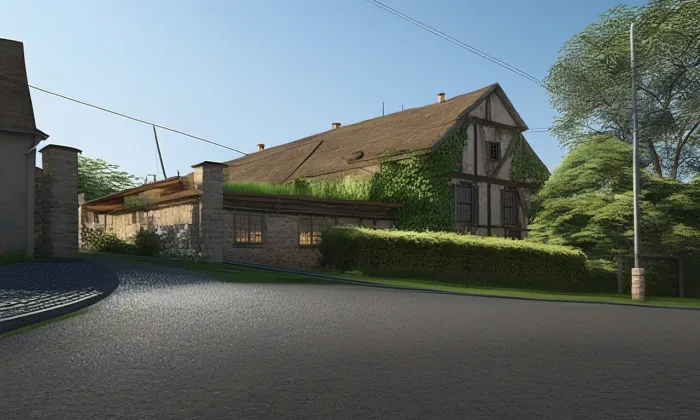Panský dvůr, Vinoř – léto