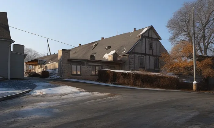 Panský dvůr, Vinoř – zima