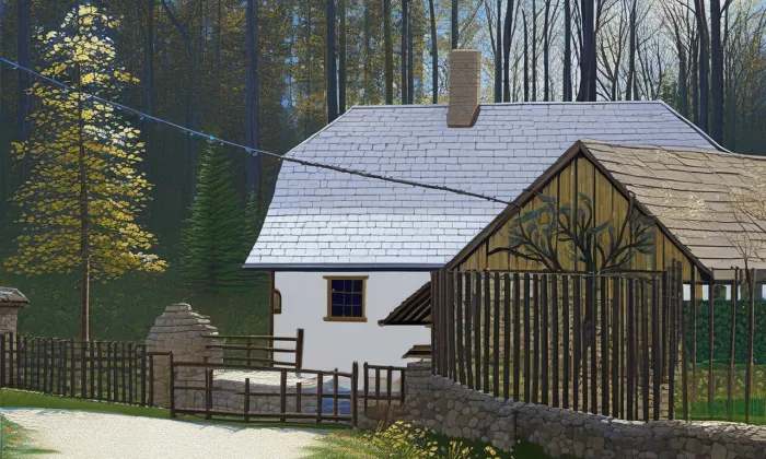 Panský mlýn (Starosedlský Hrádek) – iluminace