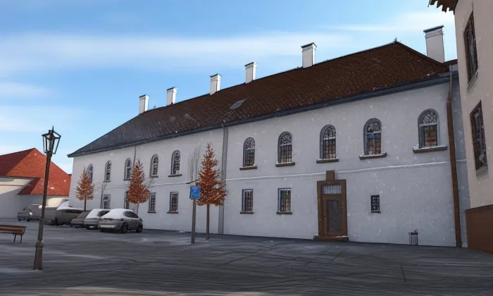 Piaristická kolej v Litomyšli – zima