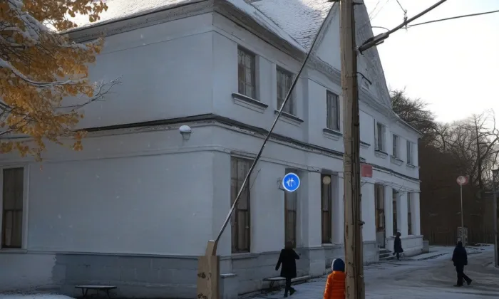 Plzeň zastávka – zima