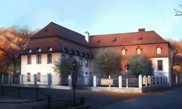 Poštovní dvůr – noc