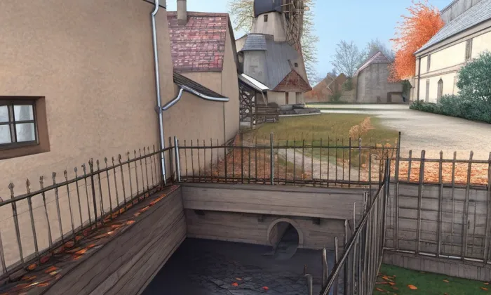 Podškolský mlýn – podzim