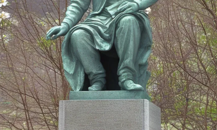 Pomník Bedřicha Smetany – jaro
