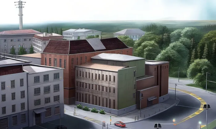 Průmyslové muzeum – noc