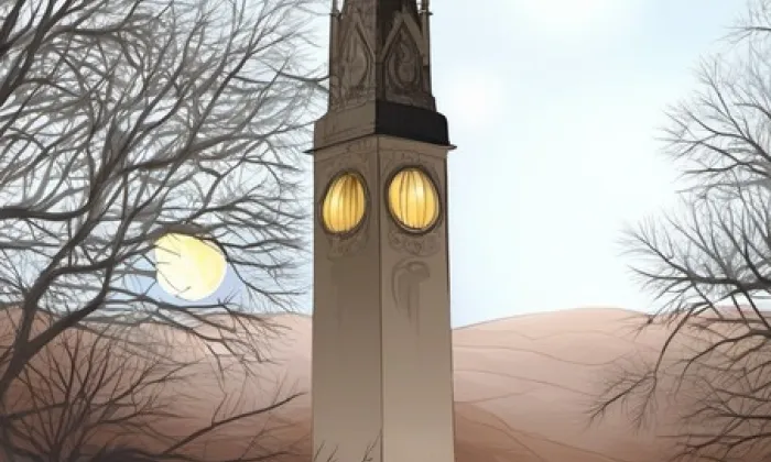 Pruský pomník bitvy roku 1813 – noc