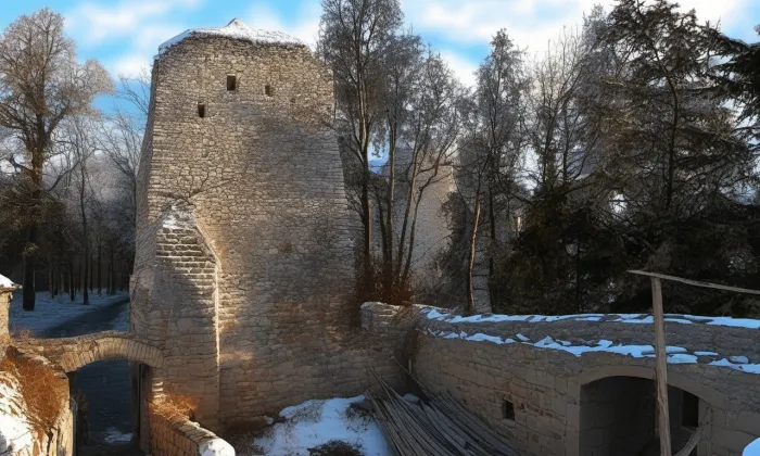 Rabštejnek – zima