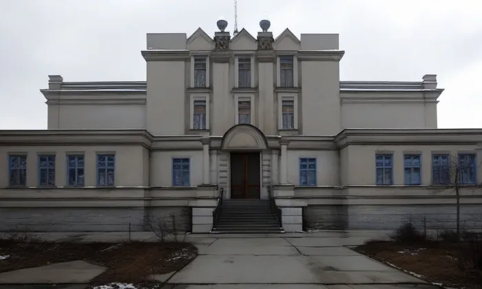 radiotelegrafní vysílací stanice v Poděbradech – zima