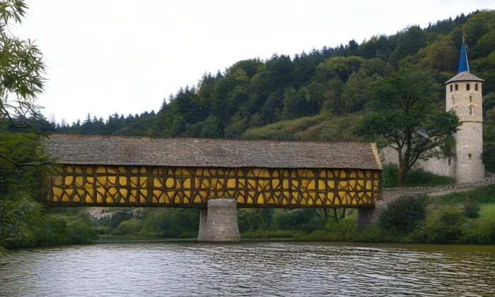 Radošovský most – iluminace