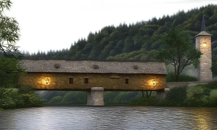 Radošovský most – noc