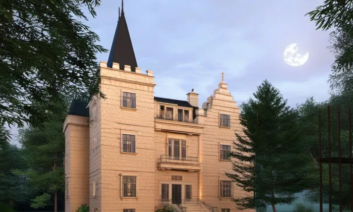 Redlichova vila – noc