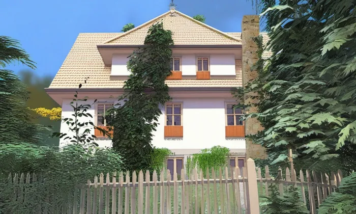 Rodinný dům Jakuba Demla – noc