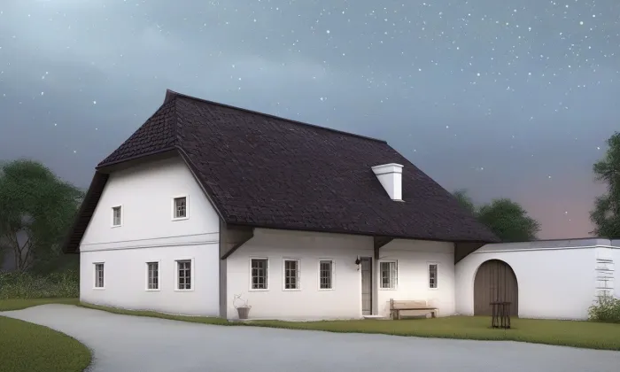 Rodný dům Adalberta Stiftera – noc