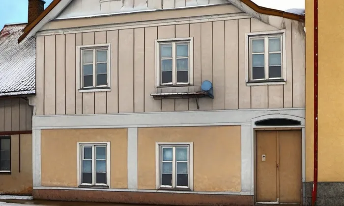 Rodný dům Otokara Březiny – zima