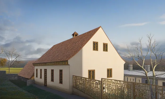 Rodný domek Karla Jaromíra Erbena – iluminace