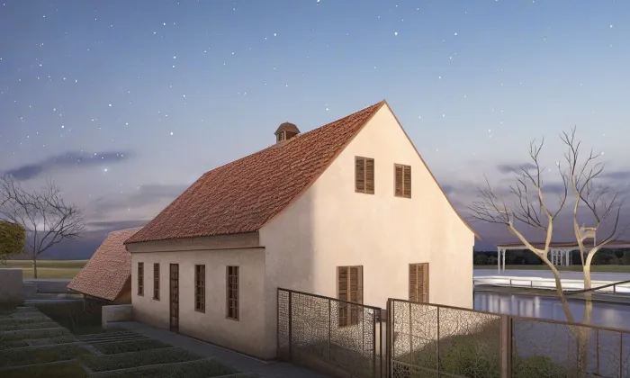 Rodný domek Karla Jaromíra Erbena – noc
