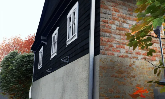 Roubený dům čp. 305 – podzim