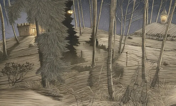 Rovný – noc