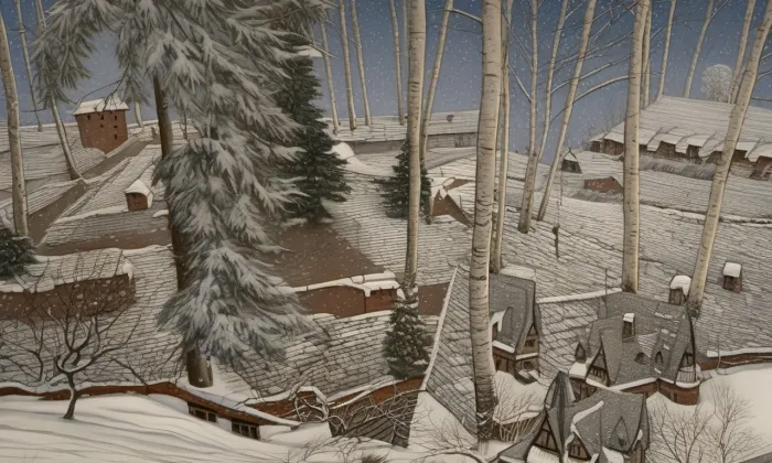Rovný – zima