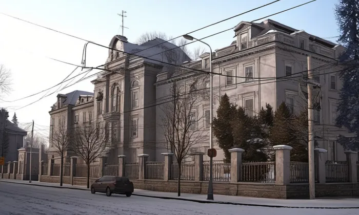 Rudolfinum (Hradec Králové) – zima