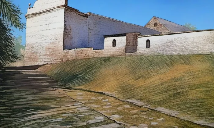 Sýpka (Řestoky) – akvarel