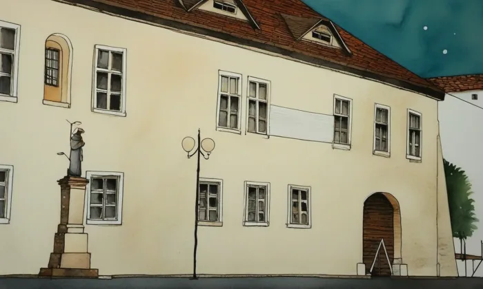 scholasterie – akvarel