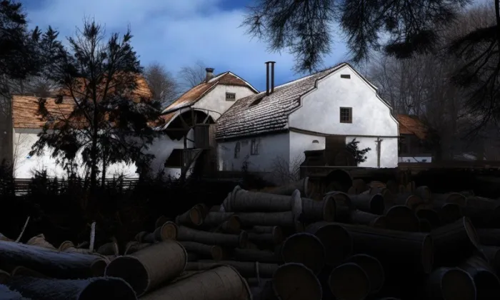 Seberův mlýn – zima