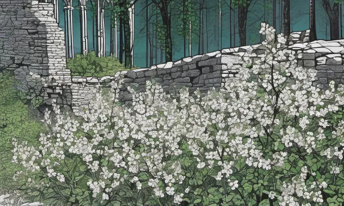Skály (hrad, okres Žďár nad Sázavou) – jaro