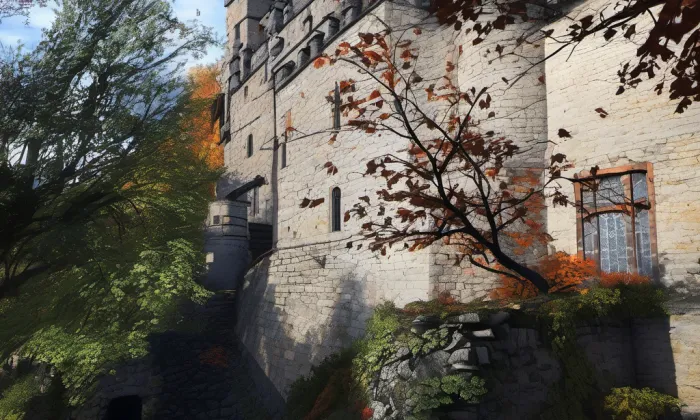 Skalní hrad Svojkov – podzim