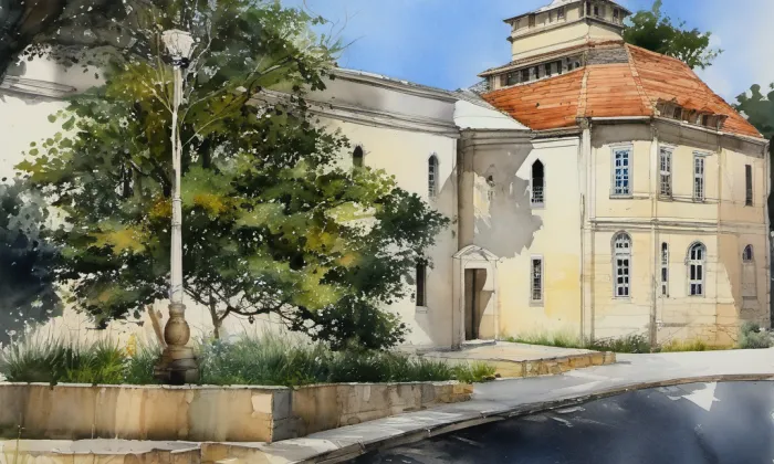 Slovácké muzeum – akvarel