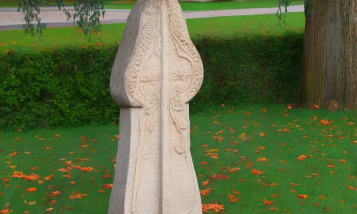 Smírčí kříž (Rájec) – podzim