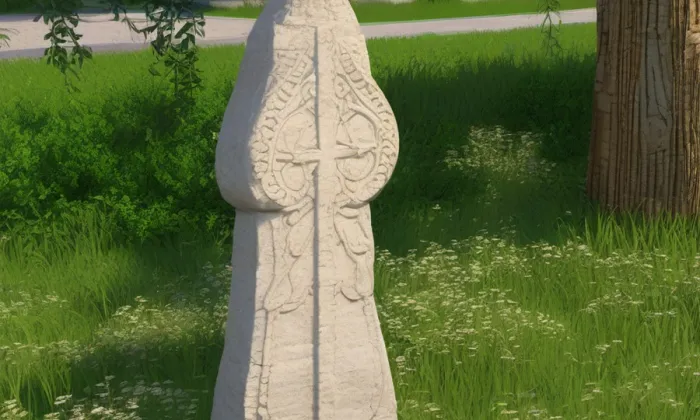 Smírčí kříž (Rájec) – léto