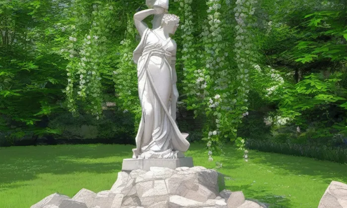 Socha Šárky – jaro