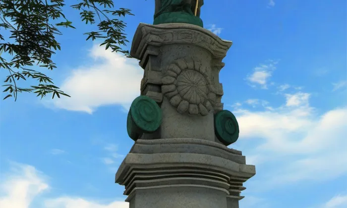 Socha svatého Linharta – léto