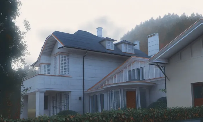 Spaunova vila – podzim