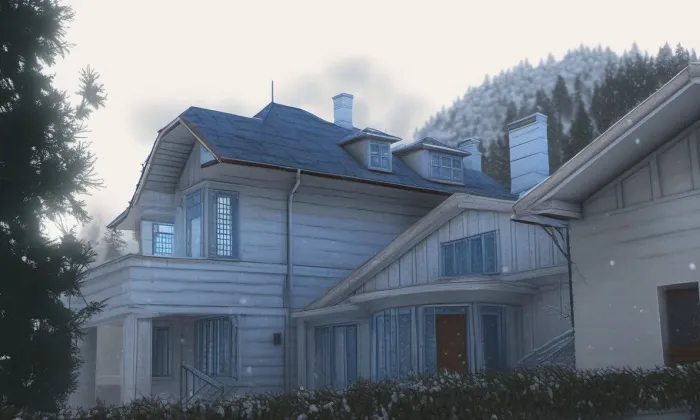 Spaunova vila – zima