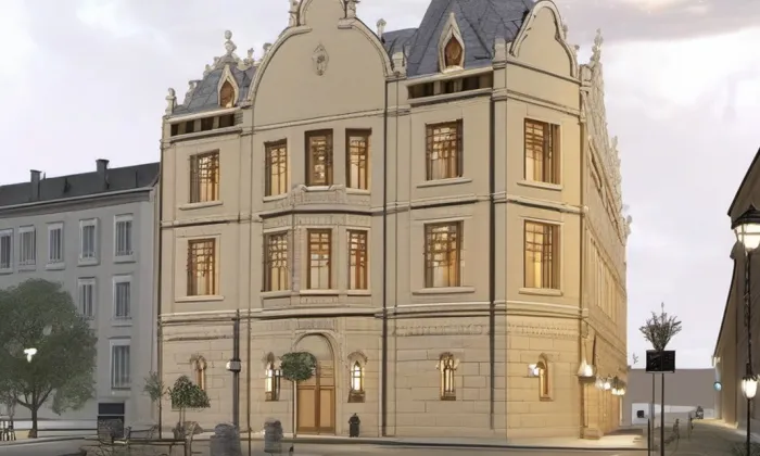 Spořitelna a muzeum – noc