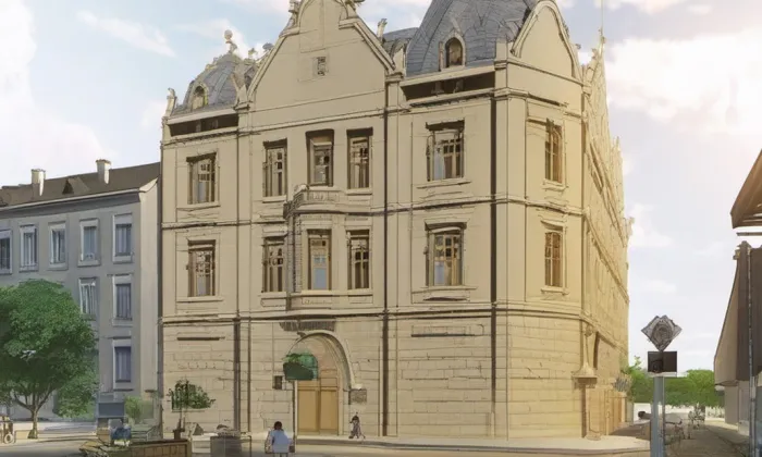 Spořitelna a muzeum – léto