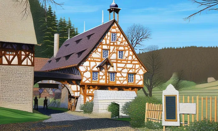 Starý mlýn (Březová) – iluminace