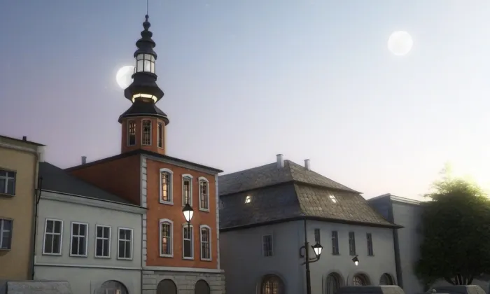 Stará radnice ve Svitavách – noc