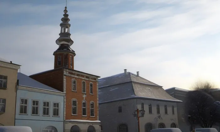 Stará radnice ve Svitavách – zima