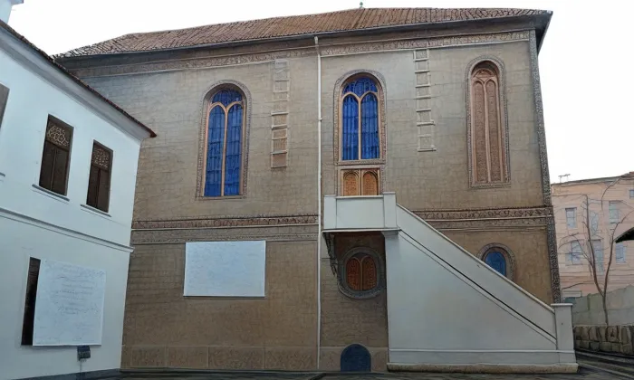 Stará synagoga v Plzni – akvarel