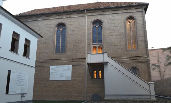 Stará synagoga v Plzni – noc