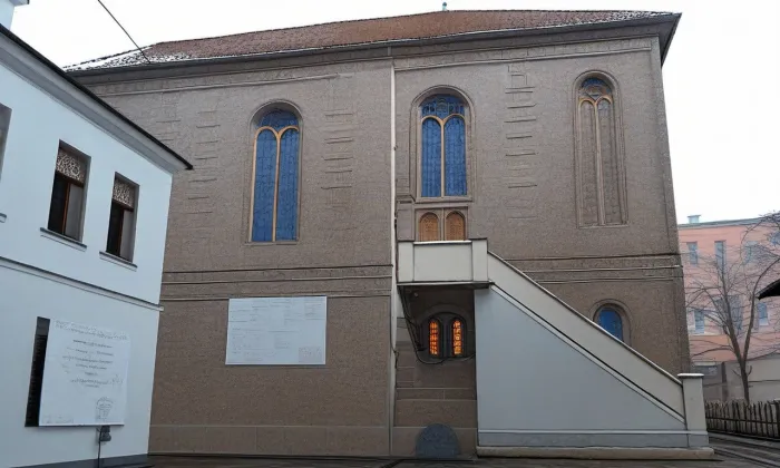 Stará synagoga v Plzni – zima