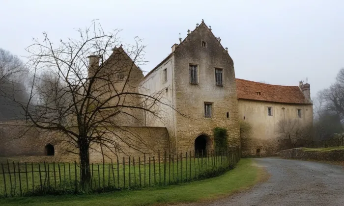 Starý zámek Libějovice – akvarel