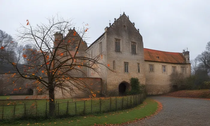Starý zámek Libějovice – podzim