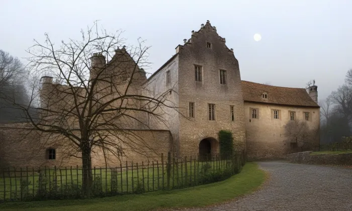 Starý zámek Libějovice – noc