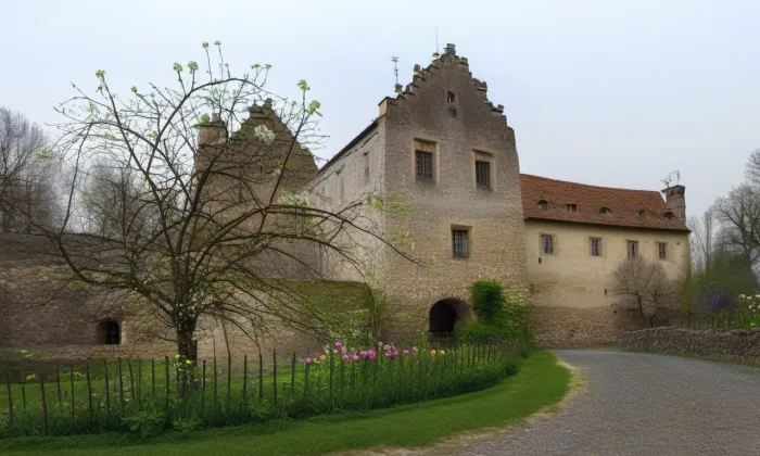 Starý zámek Libějovice – jaro