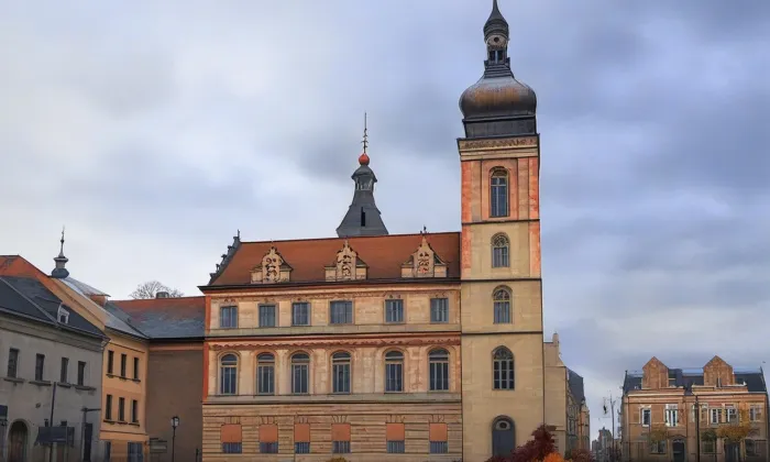 Staroměstská radnice v Mladé Boleslavi – podzim